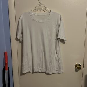 Structure L Plain White Short Sleeve Shirt